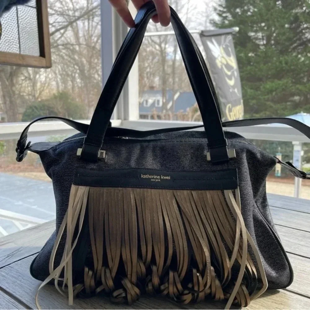 Katherine Kwei New York Eternity Knot Satchel Bag